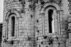 Absidioles de l'église abbatiale de l'abbaye de la Grainetière