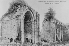 Absidioles de l'église abbatiale de l'abbaye de la Grainetière