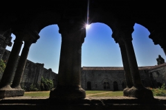 Galerie Ouest de l'abbaye avec vue sur la galerie est.