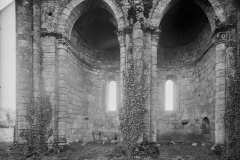 Absidioles de l'église abbatiale de l'abbaye de la Grainetière