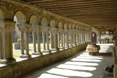 La galerie ouest de l'abbaye