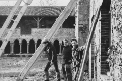 Maison de paysan construite au sein de l'abbaye au cours du 19ème siècle