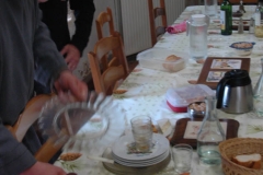 On passe à table à l'abbaye