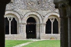 Entrée de la salle capitulaire, vue du cloître