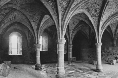 La salle capitulaire en cours de restauration