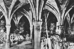 Salle capitulaire, côté Galerie Est, avant restauration