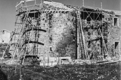 Tour de défense Sud-Est, en cours de restauration