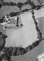 Vue aérienne de l'abbaye de La Grainetière